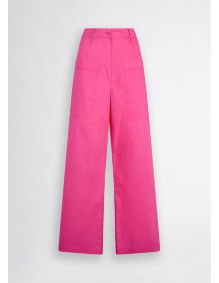 Pantaloni Palazzo Liu Jo in Popeline di Cotone – Eleganza e Comfort  |