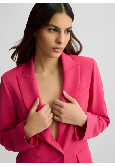 Liu Jo Giacca Donna Rosa Slim Fit – Eleganza e Colore per il Tuo Look 