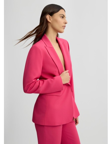 Liu Jo Giacca Donna Rosa Slim Fit – Eleganza e Colore per il Tuo Look 