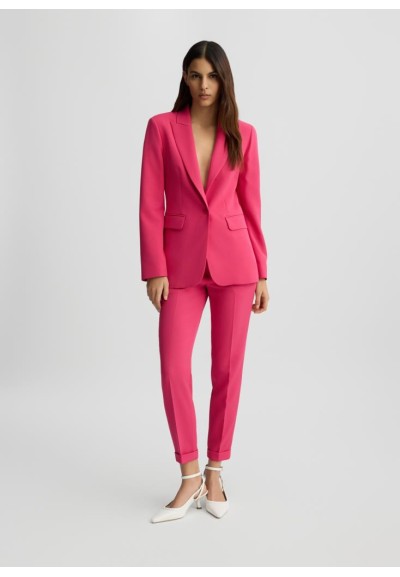 Liu Jo Giacca Donna Rosa Slim Fit – Eleganza e Colore per il Tuo Look 