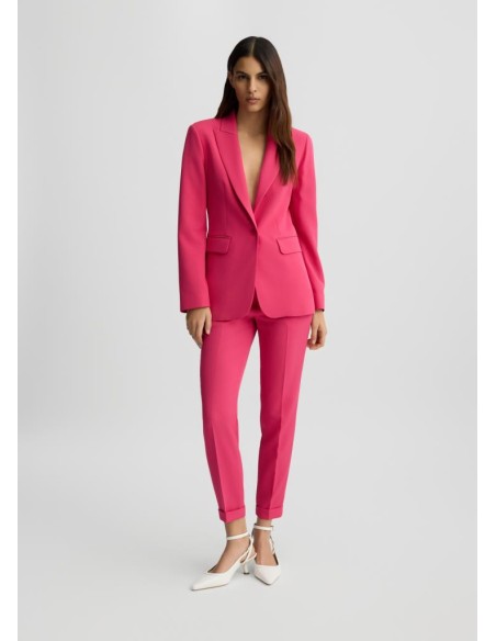 Liu Jo Giacca Donna Rosa Slim Fit – Eleganza e Colore per il Tuo Look 
