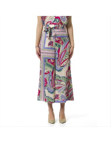 Liu Jo Pantaloni Palazzo in Raso Stampato – Eleganza e Stile con Stamp