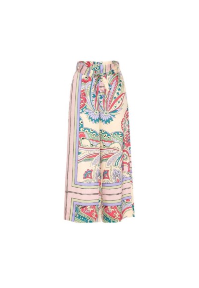 Liu Jo Pantaloni Palazzo in Raso Stampato – Eleganza e Stile con Stamp