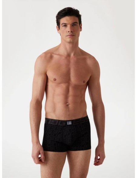 Guess Boxer Uomo (Confezione da 3) – Cotone Elasticizzato e Fascia Log