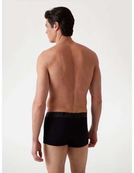 Guess Boxer Uomo (Confezione da 3) – Cotone Elasticizzato e Fascia Log