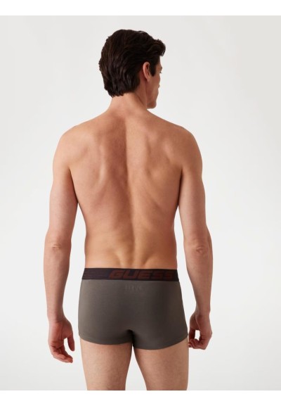 Boxer Guess Uomo – Confezione da 3, Cotone Stretch, Fantasia Multicolo