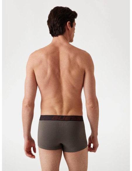 Boxer Guess Uomo – Confezione da 3, Cotone Stretch, Fantasia Multicolo