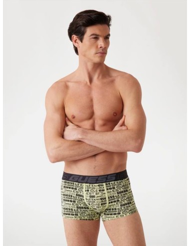 Boxer Guess Uomo – Confezione da 3, Cotone Stretch, Stampa e Colori As