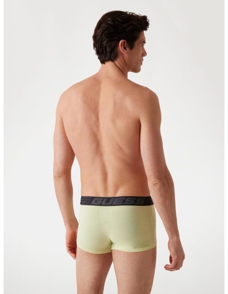 Boxer Guess Uomo – Confezione da 3, Cotone Stretch, Stampa e Colori As