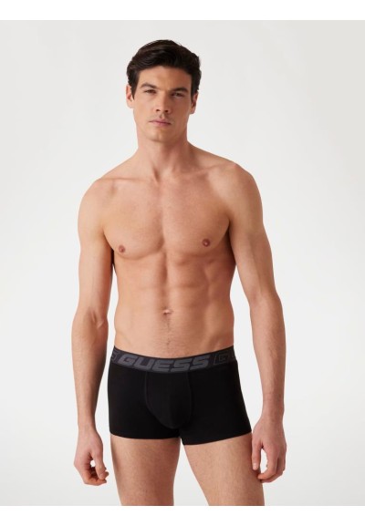 Boxer Guess Uomo – Confezione da 3, Cotone Stretch, Stampa e Colori As