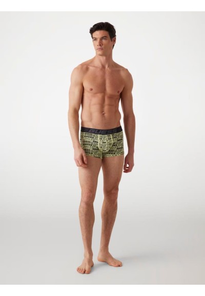 Boxer Guess Uomo – Confezione da 3, Cotone Stretch, Stampa e Colori As