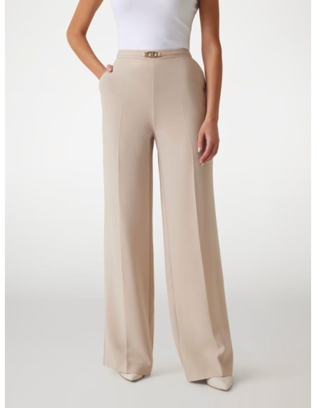 Pantalone Straight Marciano Guess – Vita Alta e Fit Regular in Tessuto