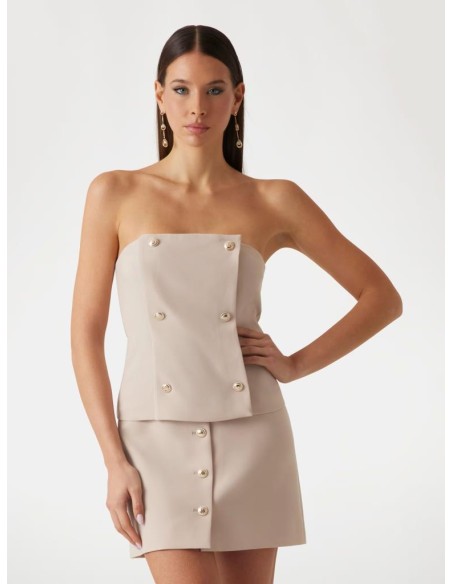 Top Bustier Senza Spalline Marciano Guess – Doppiopetto con Bottoni Do