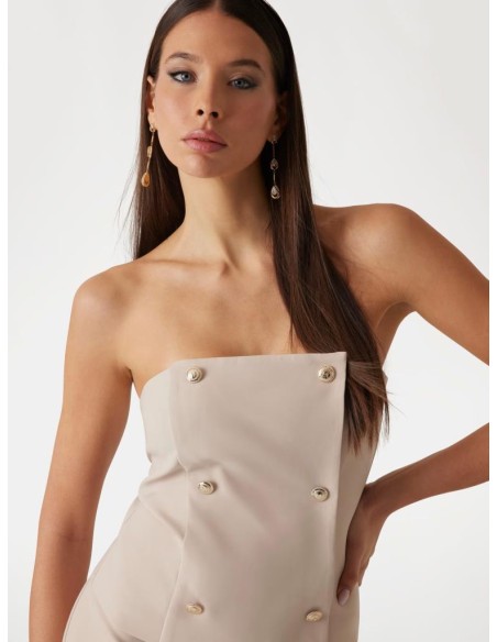 Top Bustier Senza Spalline Marciano Guess – Doppiopetto con Bottoni Do