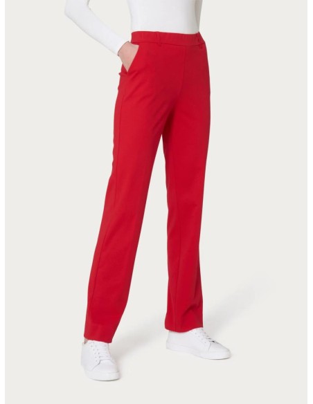 Jeans Dritto Donna Ragno – Vita Elasticizzata con Strass in Light Deni