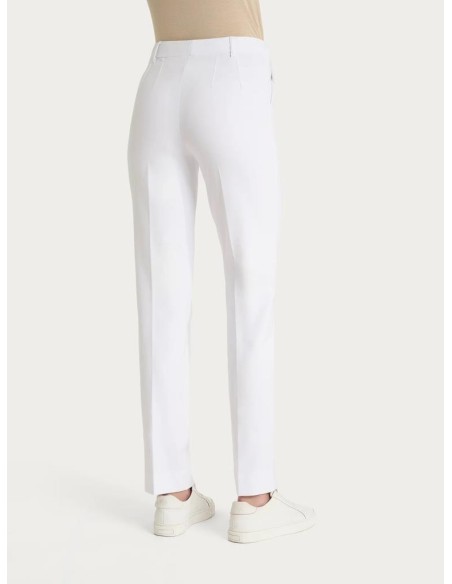 Jeans Dritto Donna Ragno – Vita Elasticizzata con Strass in Light Deni