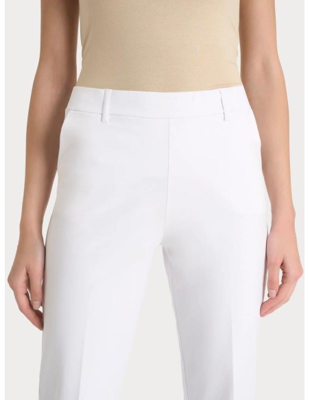Jeans Dritto Donna Ragno – Vita Elasticizzata con Strass in Light Deni
