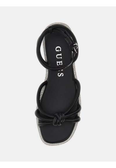 GUESS Sandalo Slone in Vera Pelle – Eleganza e Dettagli Brillanti  | M