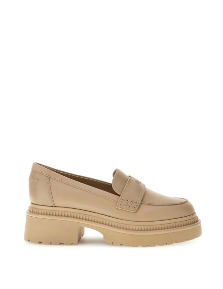 GUESS Chunky Loafers Finda Donna in Pelle  | Mariadesole.it