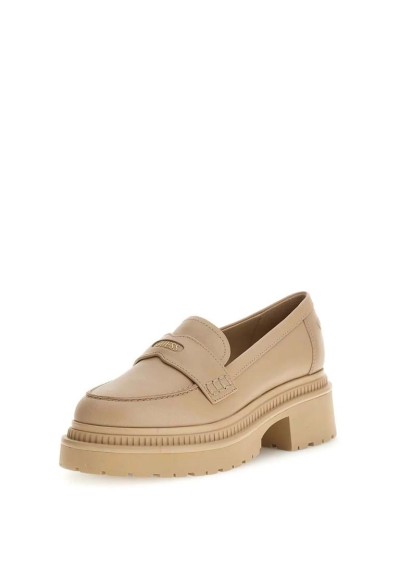 GUESS Chunky Loafers Finda Donna in Pelle  | Mariadesole.it