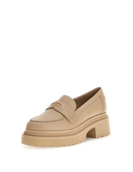 GUESS Chunky Loafers Finda Donna in Pelle  | Mariadesole.it