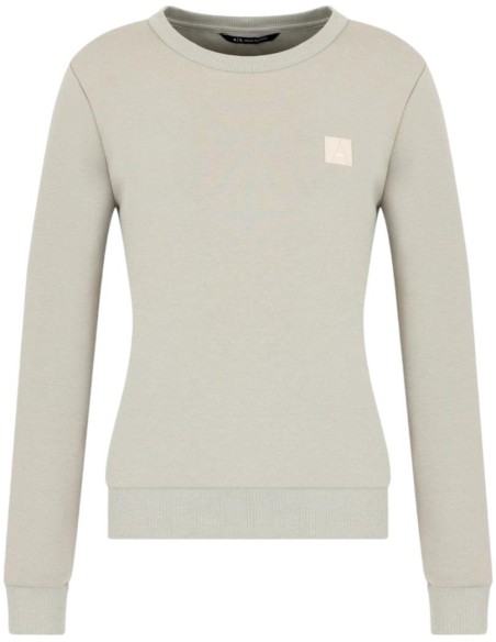 Felpa Donna Armani Exchange in Spugna Francese con Logo  | Mariadesole