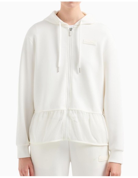 Felpa Donna Armani Exchange in Tessuto Morbido ed Elasticizzato  | Mar