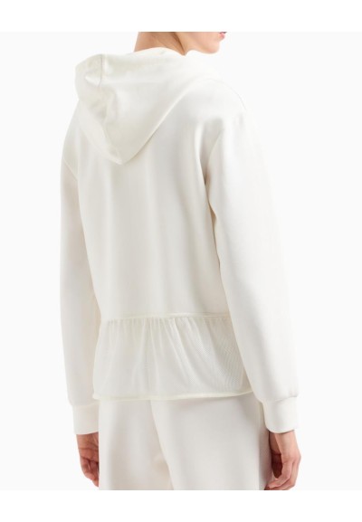 Felpa Donna Armani Exchange in Tessuto Morbido ed Elasticizzato  | Mar
