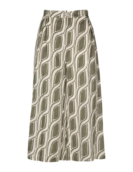 Liu Jo – Pantaloni Palazzo Donna in Ramiè con Vita Elastica  | Mariade