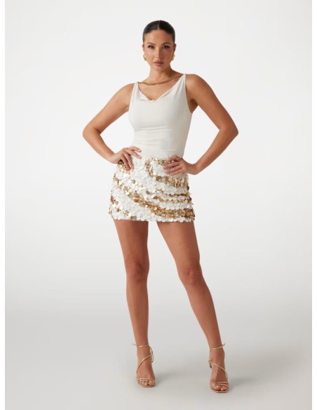 Marciano Guess – Top con Catena e Scollo a Cappuccio  | Mariadesole.it