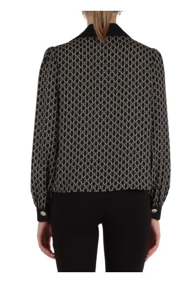 Guess Marciano Blusa Donna Logo  con Scollo a V  | Mariadesole.it