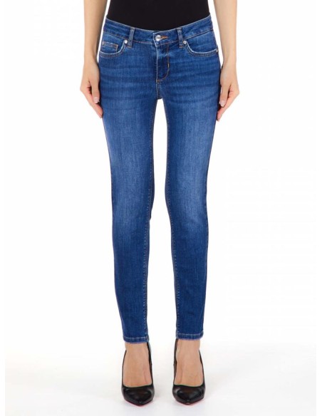 Liu Jo – Jeans Skinny Bottom Up in Denim Stretch  | Mariadesole.it