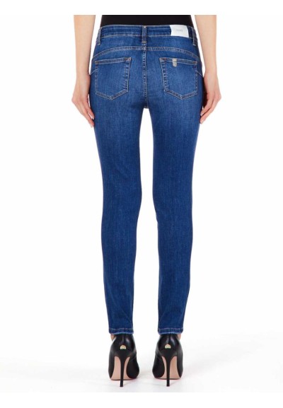 Liu Jo – Jeans Skinny Bottom Up in Denim Stretch  | Mariadesole.it