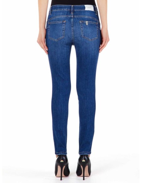 Liu Jo – Jeans Skinny Bottom Up in Denim Stretch  | Mariadesole.it