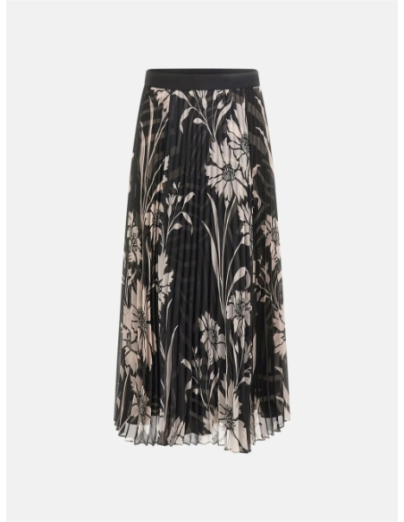 Guess Marciano – Gonna Midi a Pieghe con Stampa Floreale  | Mariadesol