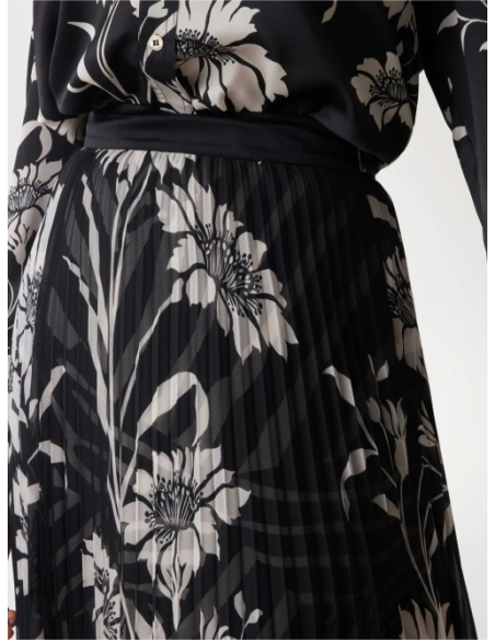 Guess Marciano – Gonna Midi a Pieghe con Stampa Floreale  | Mariadesol