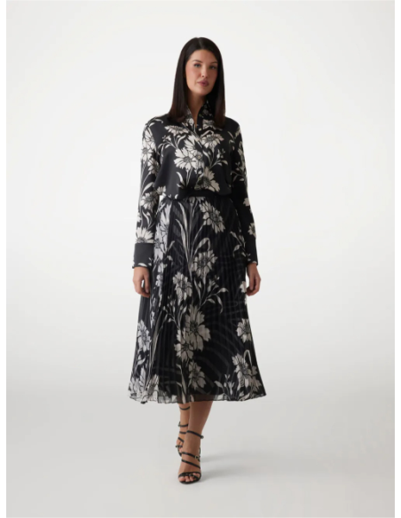 Guess Marciano – Gonna Midi a Pieghe con Stampa Floreale  | Mariadesol