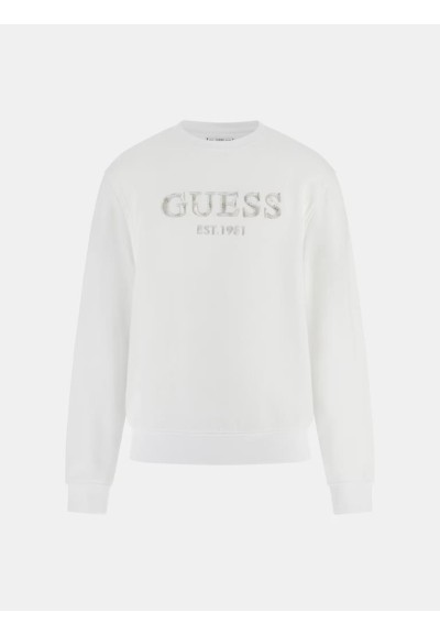 Guess – Felpa Uomo con Logo Ricamato  | Mariadesole.it