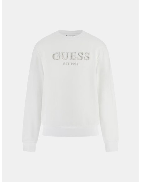 Guess – Felpa Uomo con Logo Ricamato  | Mariadesole.it