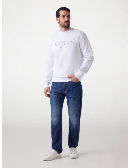 Guess – Felpa Uomo con Logo Ricamato  | Mariadesole.it