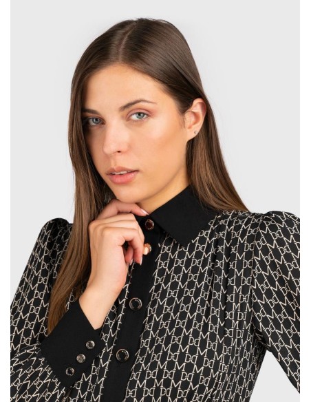 Guess Marciano Mini Abito Donna con Stampa Monogramma  | Mariadesole.i