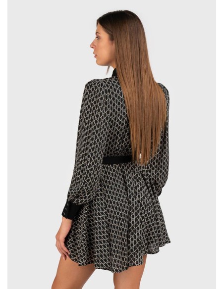 Guess Marciano Mini Abito Donna con Stampa Monogramma  | Mariadesole.i