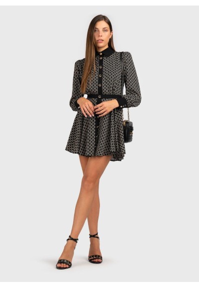 Guess Marciano Mini Abito Donna con Stampa Monogramma  | Mariadesole.i