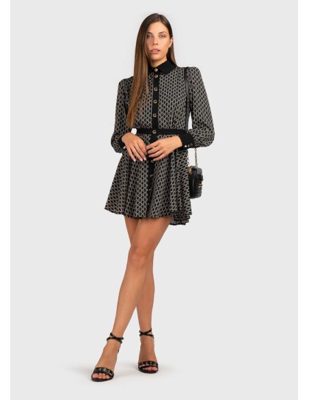 Guess Marciano Mini Abito Donna con Stampa Monogramma  | Mariadesole.i