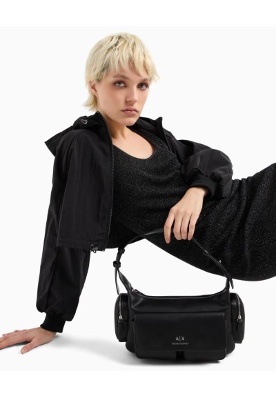 Armani Exchange Abito Tubino Donna Corto in Tessuto Lurex – Eleganza B