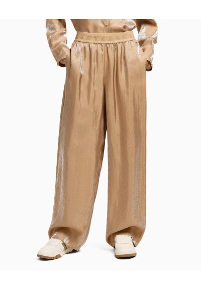 Armani Exchange Pantaloni Donna Casual in Viscosa – Comfort Chic per O