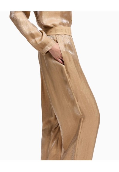 Armani Exchange Pantaloni Donna Casual in Viscosa – Comfort Chic per O