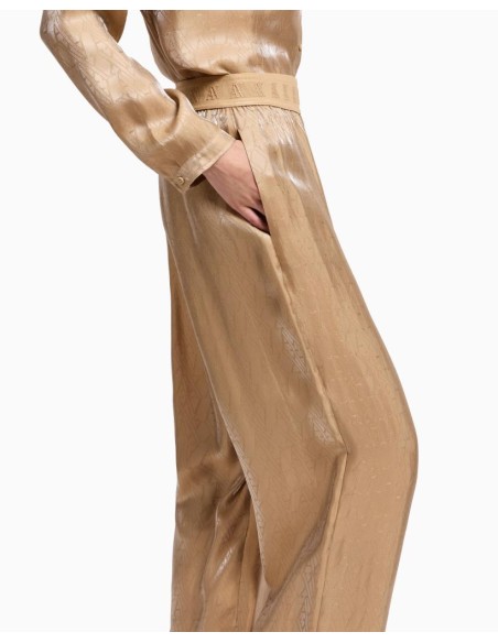 Armani Exchange Pantaloni Donna Casual in Viscosa – Comfort Chic per O