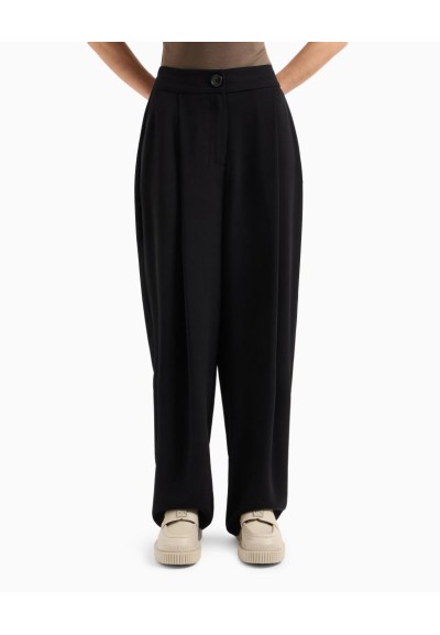 Armani Exchange Pantaloni Formali Donna – Eleganza Versatile in Polies