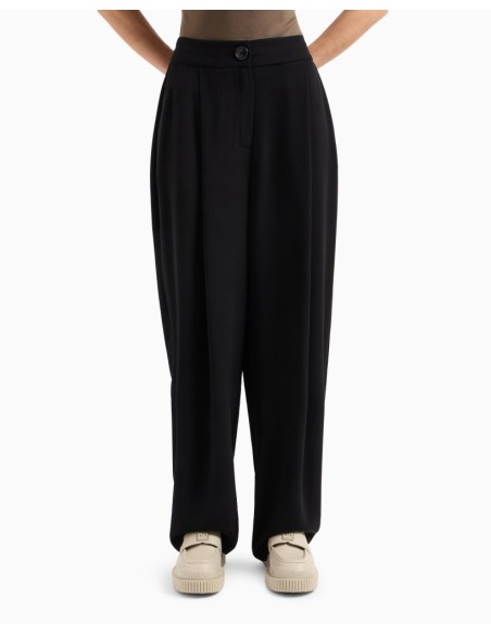 Armani Exchange Pantaloni Formali Donna – Eleganza Versatile in Polies